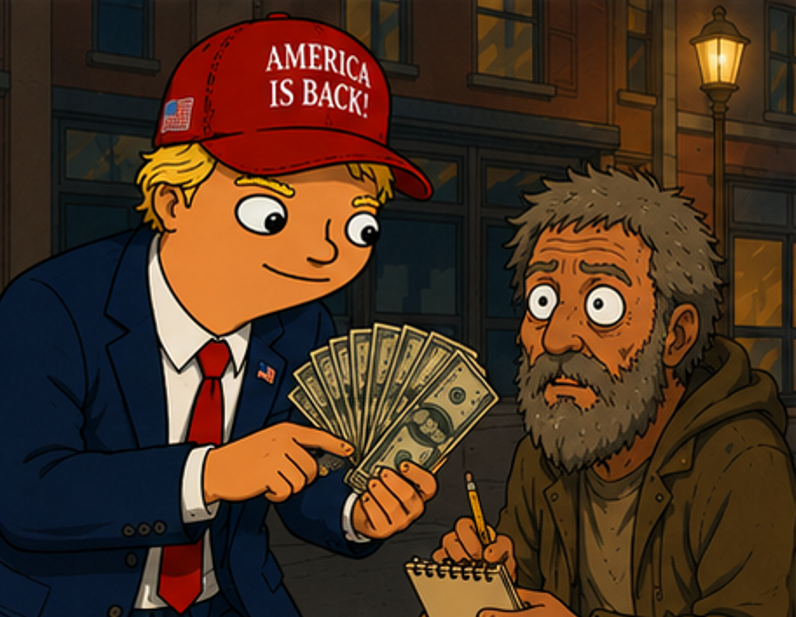 Dunald Truamp meme — America is back